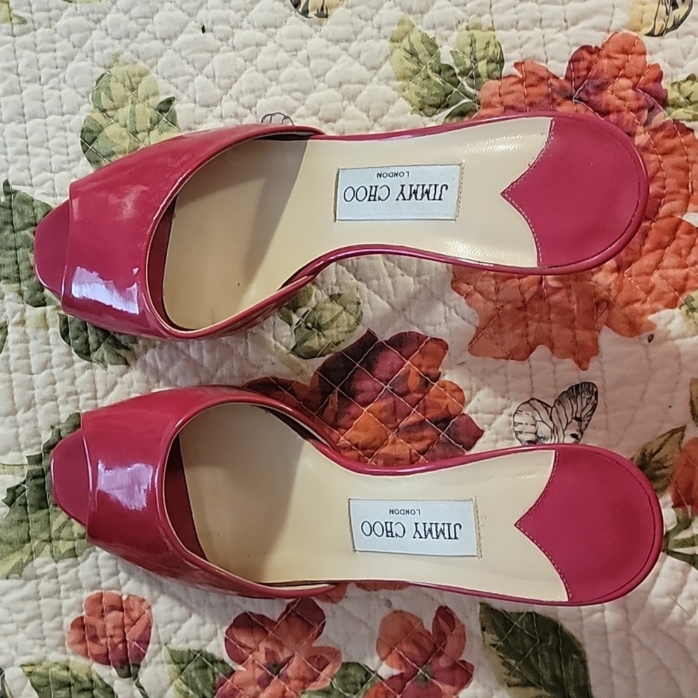 Authentic Jimmy Choo slide sandals